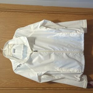 White XL Columbia wind breaker